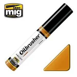 A Buon Prezzo AMMO OF MIG OILBRUSHER, OCHRE - Oil paint with fine brush applicator