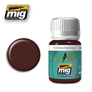 Spedito Oggi AMMO OF MIG Panel Line Wash DARK RED BROWN