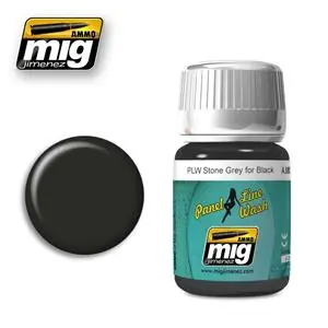 AMMO OF MIG Panel Line Wash STONE GREY FOR BLACK Di Tendenza