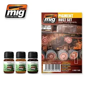 Prezzo Ridotto AMMO OF MIG PIGMENT RUST SET