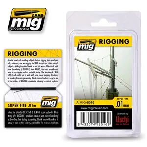 Ultimissimo Modello AMMO OF MIG RIGGING - SUPER FINE 0,01 MM