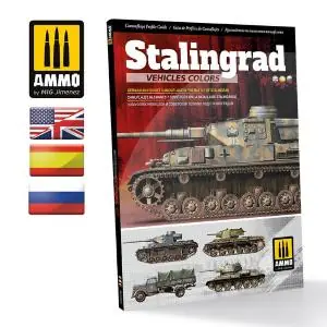 Prezzo Ridotto AMMO of MIG Stalingrad Vehicles Colors - German and Russian Camouflages in the Battle of Stalingrad (Multilingual) - Book, soft cover, 92 pages