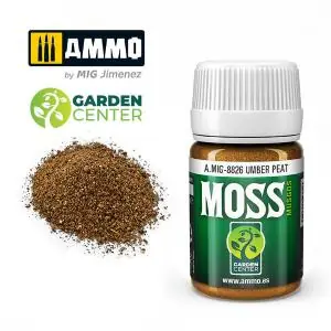 Bestseller AMMO of MIG Umber Peat MOSS 35mL jar
