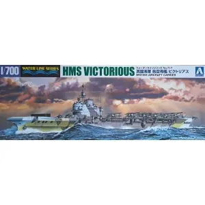 AOSHIMA 1 700 Br.Aircraft Carrier HMS VICTORIOUS (Waterline 717) Soddisfatti O Rimborsati