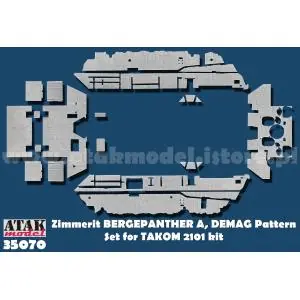 Affare ATAK 1 35; Zimmerit for Bergepanther Ausf. A (Takom)