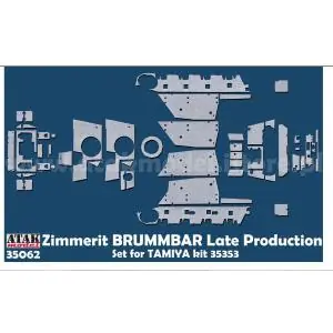 ATAK 1 35; Zimmerit for Brummbär LATE production - Tamiya Promo Stagionale