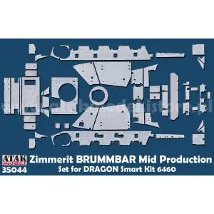 ATAK 1 35; Zimmerit for Brummbär Mid Production - Dragon Prezzo Basso