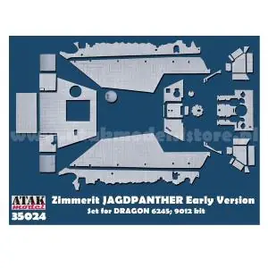 ATAK 1 35; Zimmerit for Jagdpanther - Dragon Revell Gunze Consegna Rapida