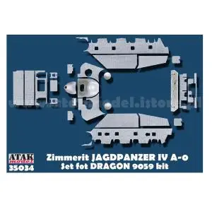 ATAK 1 35; Zimmerit for Jagdpanzer IV A-0 Dragon Cyber Hobby Occasione Imperdibile
