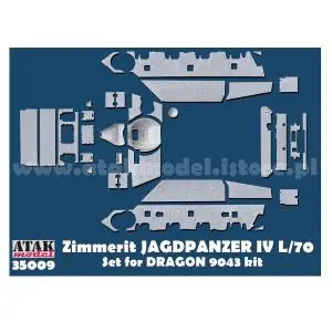 ATAK 1 35; Zimmerit for Jagdpanzer IV/70 - Dragon/Cyber Hobby Solo Oggi