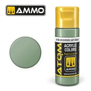 Saldi ATOM by Ammo of Mig COLOR Interior Light Green; acrylic paint 20ml