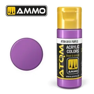 Acquista Ora ATOM by Ammo of Mig COLOR Purple; acrylic paint 20ml