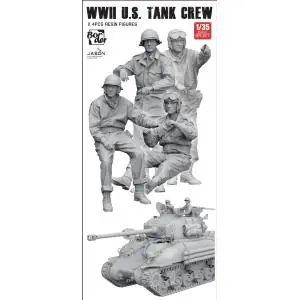 Reso Gratuito BORDER MODEL 1/35; WW2 US Tank Crew