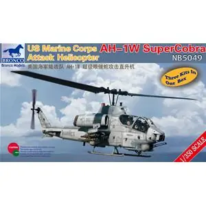 Soddisfatti O Rimborsati Bronco Models 1/350; USMC AH-1W Super Cobra Attack Helicopter (3 kits in one box)