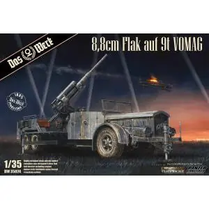 DAS WERK 1/35; DW35024 8,8 cm Flak auf 9t VOMAG Promozione