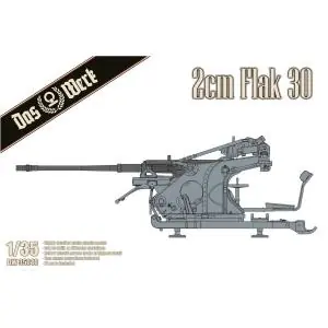 DAS WERK 1/35; DW35040 German 2 cm Flak 30 Spedito Oggi