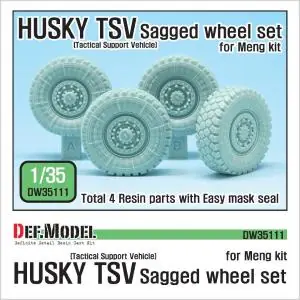 Ordina Subito DEF.MODEL UK Husky TSV Sagged wheel set ( for Meng 1/35)