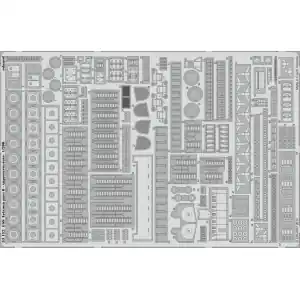 Saldi EDUARD 1/200; USS Arizona part 6 - superstructure (for kit TRUMPETER) - photoetched set