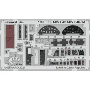 EDUARD 1/48 ; F4U-1A - Photo etched set for kit MAGIC FACTORY 5001 Offerta