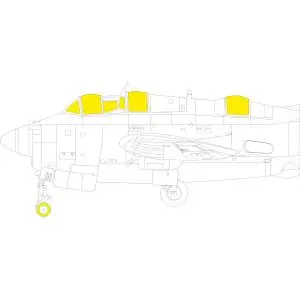 EDUARD 1/48 ; Gannet AS.1/AS.4 TFace - (Masking sheet - die-cut adhesive for kit AIRFIX 11007) Prezzo Basso