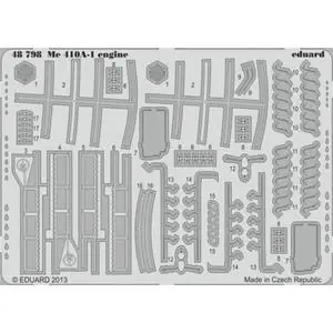 EDUARD 1/48; Me 410A-1 engine (for kit MENG) - photoetched set Miglior Prezzo