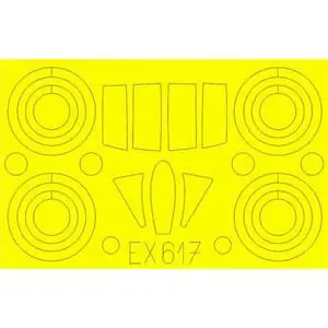 Occasione EDUARD 1/48; MiG-25PD (Masking sheet - die-cut adhesive for kit ICM)