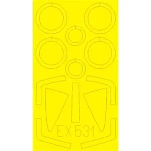 Prezzo Basso EDUARD 1/48; Super Etendard (Masking sheet - die-cut adhesive for kit KITTY HAWK)
