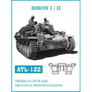 Compra Oggi Stesso Friulmodel set of 1/35 scale individual metal tracks for BISON I / II