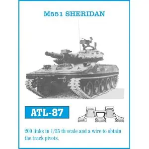 Friulmodel set of 1/35 scale individual metal tracks for M551 SHERIDAN Offerta Limitata