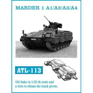 Friulmodel set of 1/35 scale individual metal tracks for MARDER 1 A1 / A2 / A3 / A4 Nuova Collezione