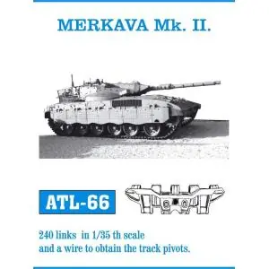 Offerta Lampo Friulmodel set of 1/35 scale individual metal tracks for MERKAVA Mk. II