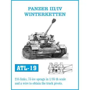 Friulmodel set of 1/35 scale individual metal tracks for PANZER III/IV WINTERKETTEN Prezzo Ridotto