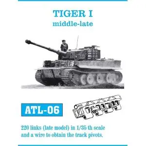 Offerta Friulmodel set of 1/35 scale individual metal tracks for TIGER I middle-late