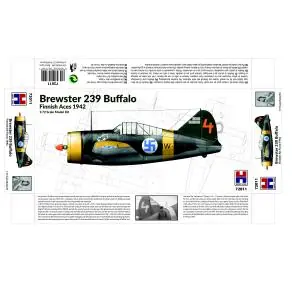 Hobby 2000 1 72 Brewster 239 Buffalo - Finnish Aces 1942 Novità