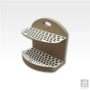 HobbyZone Brushes and Tools Holder with 74 holes of different diameter. Dimensions cm 15x14x10 Ordina Subito