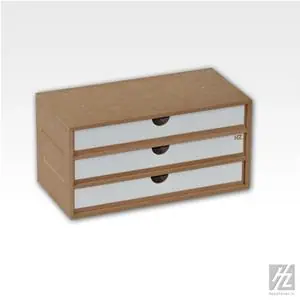 Compra Oggi Stesso HobbyZone Modular Organizer Drawers Module 3 x drawers (cm 27,4x 13,2x 3,4). Dimension cm 30x15x15