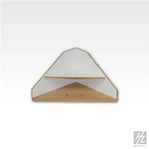 HobbyZone Modular Organizer Ending Corner Shelves Module. Dimensions cm 15x15x15 Pagamento Sicuro