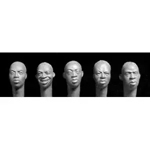 Direttamente Dal Produttore Hornet 1/35; 5 heads Sub Saharan Africans