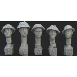 Subito Disponibile HORNET 5 heads in British WW2 helmets
