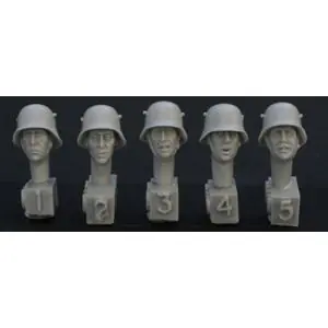 HORNET 5 heads, Ger. WW1 steel helmet Scelto Dai Clienti