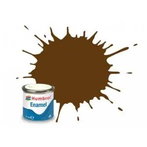 HUMBROL No 10 Service Brown Gloss; enamel paint 14 ml Prezzo Basso