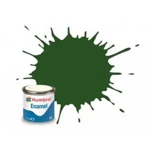 Promozione HUMBROL No 101 Mid Green Matt; enamel paint 14 ml