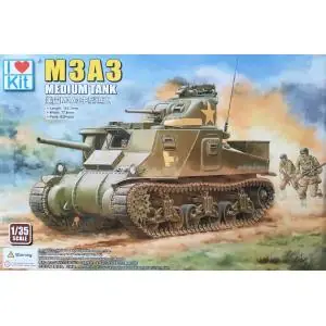 I LOVE KIT (MERIT) 1 35"M3A3 Medium Tank Offerta Limitata