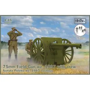 Compra Oggi Stesso IBG MODELS 1/35; 75mm Field Gun wz. 1897 with 5 Polish Artillerymen figures