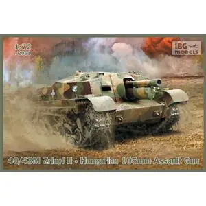 Ultima Occasione IBG MODELS 40/43M Zrinyi II - Hungarian 105mm Assault Gun - scale 1/72