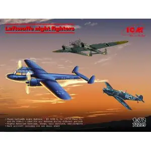 Ultimissimo Modello ICM 1/72 Luftwaffe night fighters (box with 3 kits)