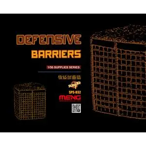 MENG MODEL 1/35 DEFENSIVE BARRIERS (RESIN, 2 pieces) Miglior Prezzo