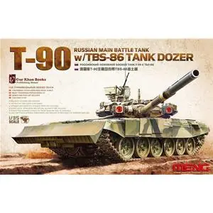 Ultimissimo Modello MENG MODEL Russian Main Battle Tank T-90 w/TBS-86 Tank Dozer