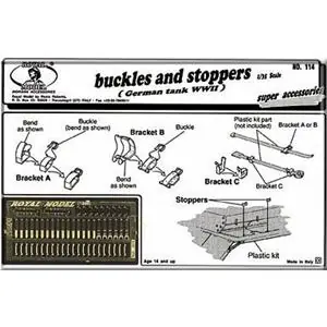 Sconto ROYAL 1 35 Buckles and Stoppers (German Tank)