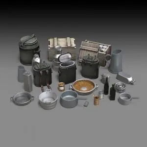 Spedizione Espresso ROYAL 1 35 German Field kitchen accessories set 1 35